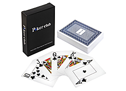 Карты для покера Poker Club – синяя рубашка